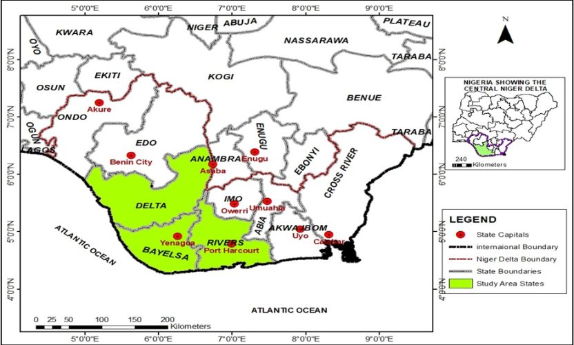 Geospatial Analysis of Artisanal Refineries Distribution Pattern in the Central Niger Delta, Nigeria