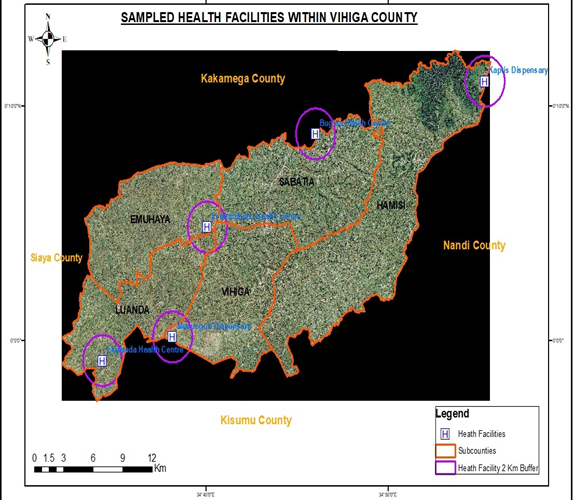 Effect of Rainfall on Seasonality of Malaria Transmission Dynamics and percentage occurrence of mRDT positives around the five rural Health facilities in Vihiga County, Kenya