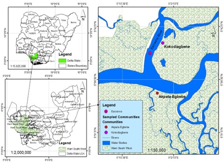 Assessment of Physicochemical Quality, Heavy Metals, and Total Petroleum Hydrocarbon Concentration in Surface Water from Communities of the Jones Creek Oil Field, Niger Delta Nigeria