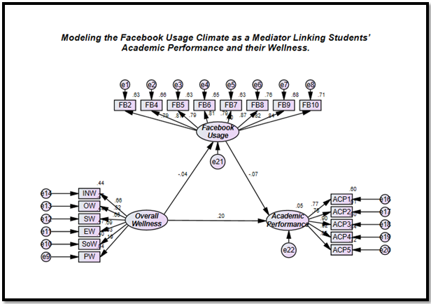 Facebook Usage as a Mediator in Academic Performance and Wellness