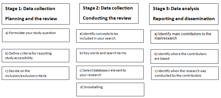 Systematic literature review process
