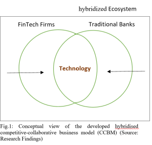 Conceptual view of the developed hybridised competitive-collaborative business model (CCBM) (Source: Research Findings)