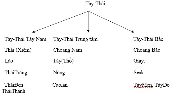 Thái languages according to Ly Phuong Que