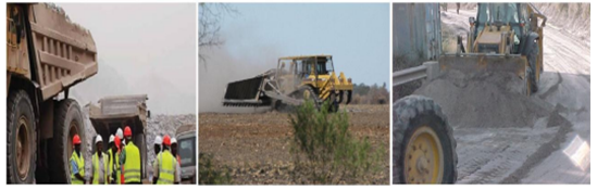 Dust particles emitted into the atmosphere from quarrying sites (Ndinwa&Ohwona, 2014)
