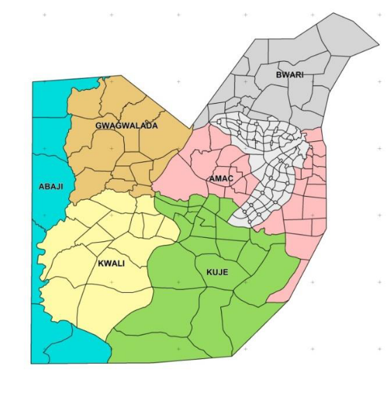 Map of Abuja Municipal Area Councils