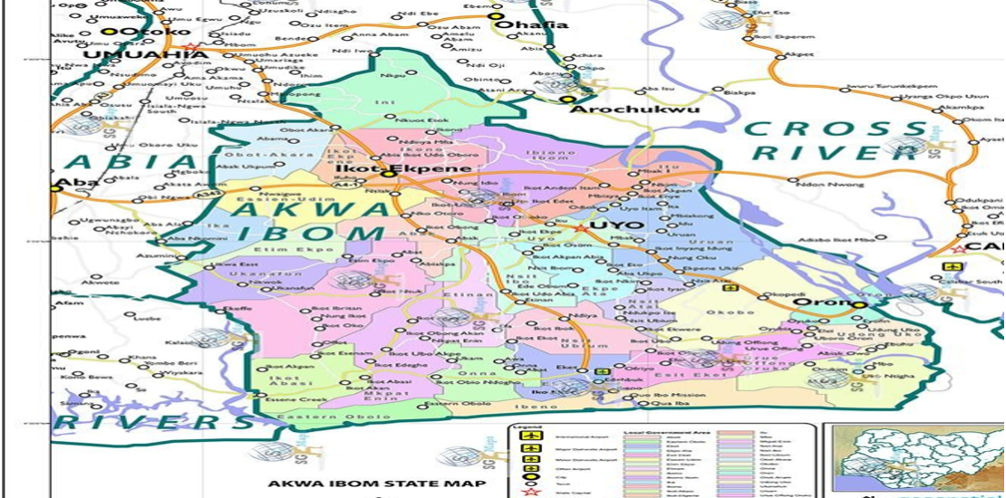 Political Map of Akwa-Ibom State